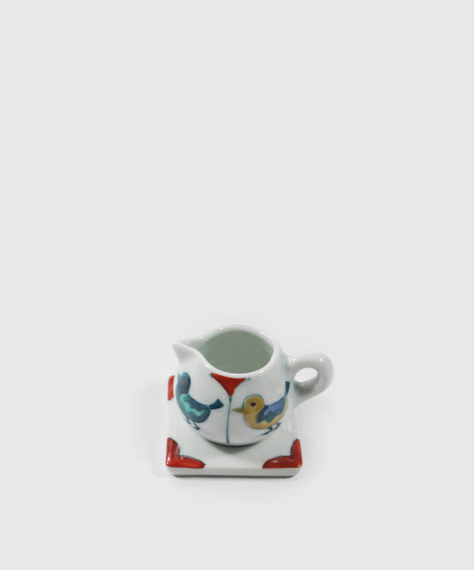 Bird-Milk-Jug-with-Saucer